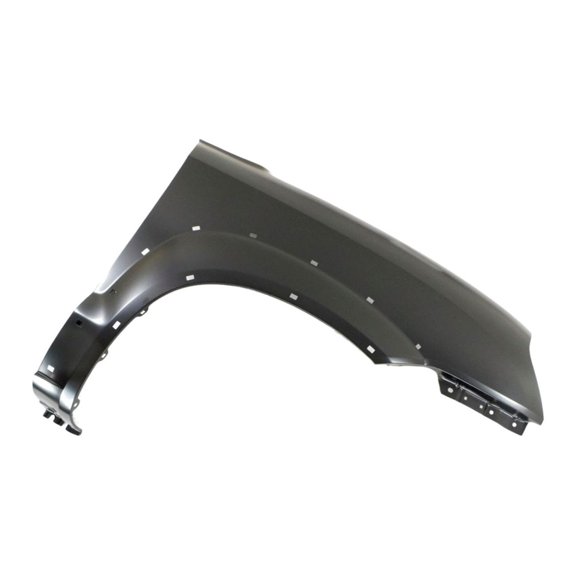 Quarter Panel Front Right Passenger Side Primed Steel with Body Cladding and Molding Holes