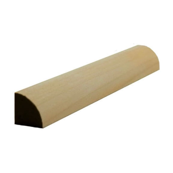 Quarter Round EWQR11, 1/2" x 1/2", Poplar, 95"