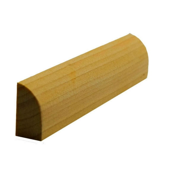 Quarter Round EWQR13, 1/2" x 3/4", Poplar, 95"