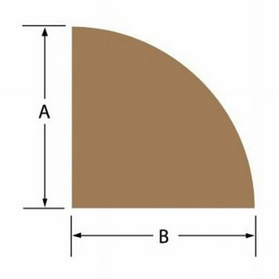 Quarter Round Molding Small.375in.