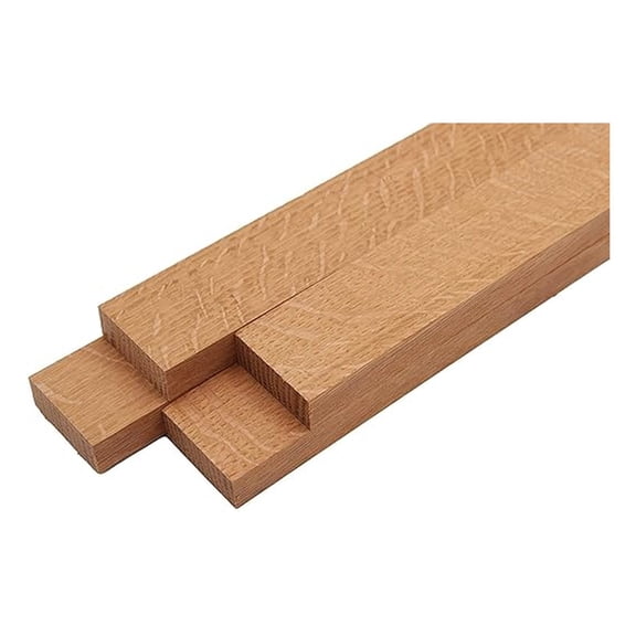 Quarter Sawn White Oak Lumber Board - 3/4" x 2" (4 Pieces) (3/4" x 2" x 12")