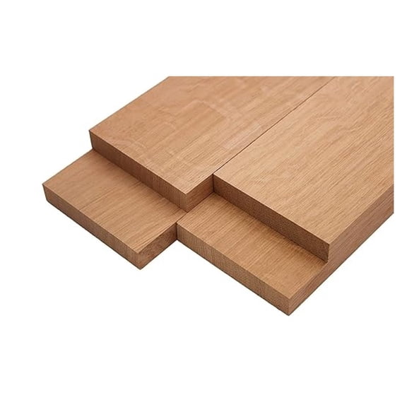 Quarter Sawn White Oak Lumber Board - 3/4" x 4" (2 Pieces) (3/4" x 4" x 24")