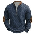 thumbnail image 1 of Quarter Zip Pullover Mens Sweatshirt Casual Long Sleeve Stand Collar Sweatshirts Polyester, 1 of 3