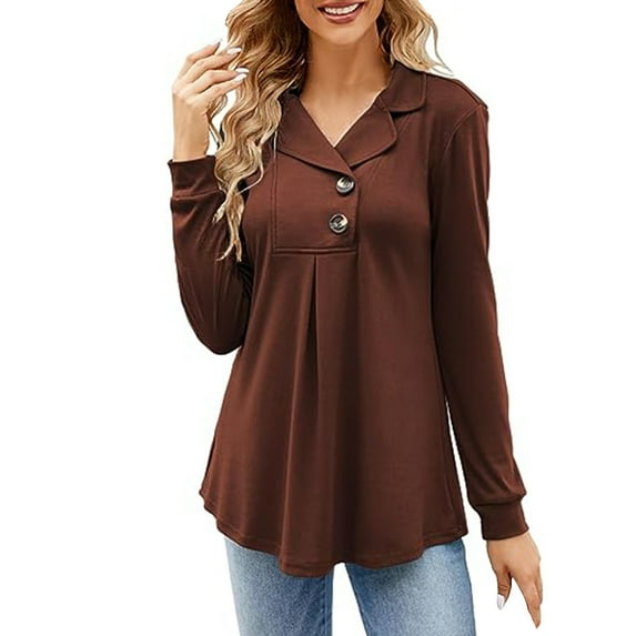 Quarter Zip Pullover Women Peplum Sweatshirt for Women Plus Size Casual V Neck Loose Pocket Sleeve Tops Blouse