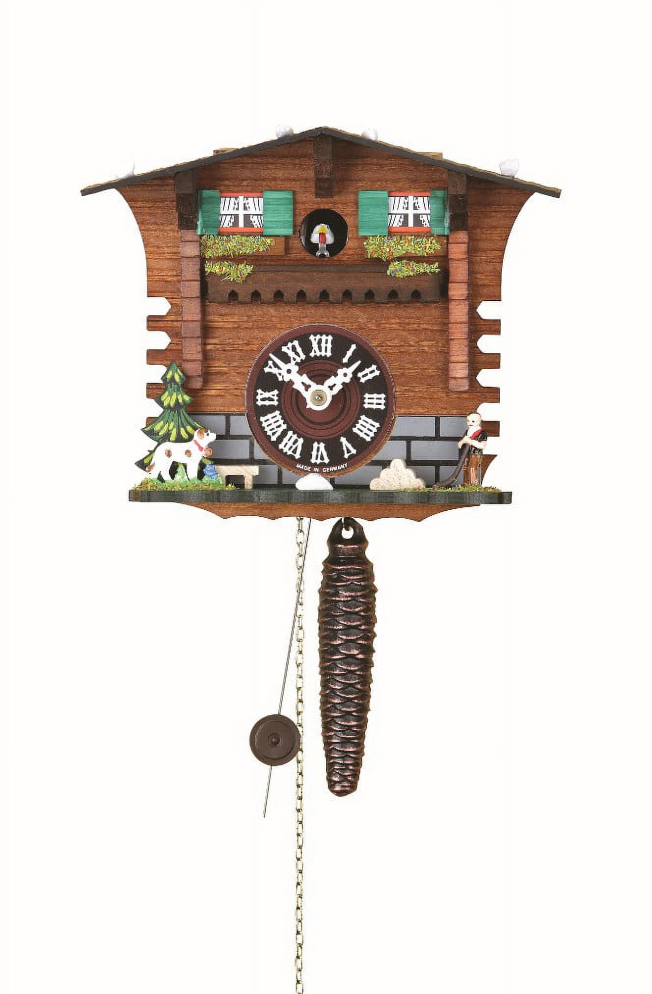 Quarter call cuckoo clock with 1day movement Swiss House TU 623