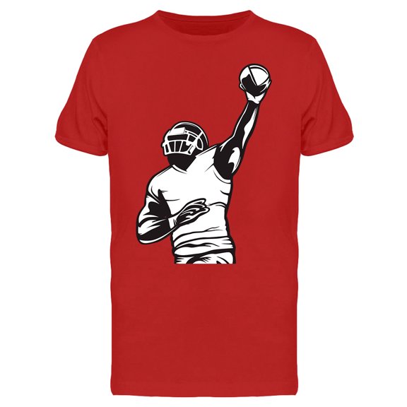Quarterback T-Shirt Men -Image by Shutterstock, Male Large