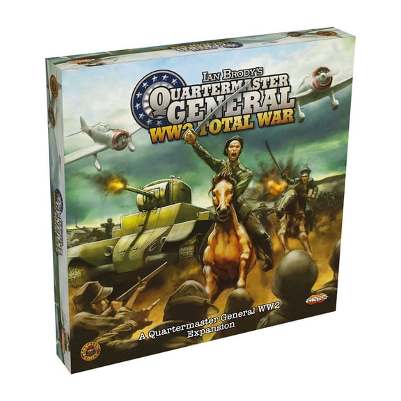 Quartermaster General WWII: Total War Expansion Strategy Board Game