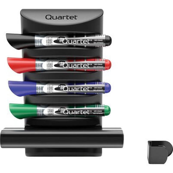 Quartet-1PK Prestige 2 Connects Marker Caddy, Broad Chisel Tip, Assorted Colors, 4/Pack