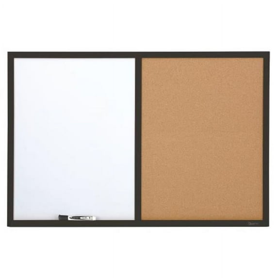 Quartet 95223B 2 x 3 Ft. Combination Board, Black Finish Frame, Pack of 6
