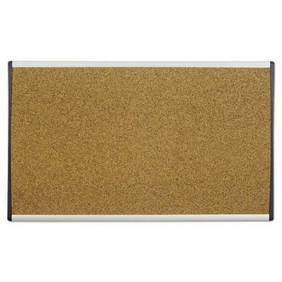 Quartet ARCB2414 ARC Frame Cork Cubicle Board, 14 x 24, Tan, Aluminum Frame