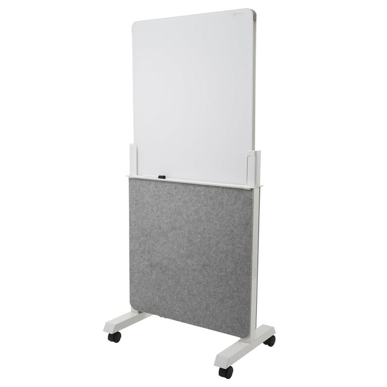 Agile Glass Dry-Erase Easel, 25.5 x 60.5, White Surface Agile Glass Dry-Erase Easel, 25.5 x 60.5, White Surface