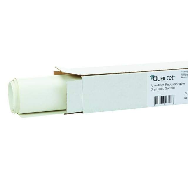 Quartet Anywhere Repositionable Dry-Erase Surface, Self-Adhesive Sheets, 48" x 36"