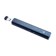Quartet Brilliant Green Laser Pointer & Wireless Remote, Class 3a, Black