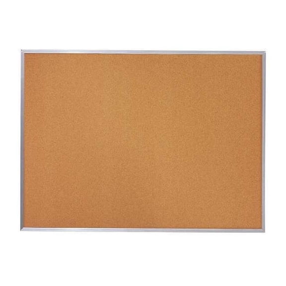 Quartet Bulletin Board,Cork,Aluminum Frame 85360