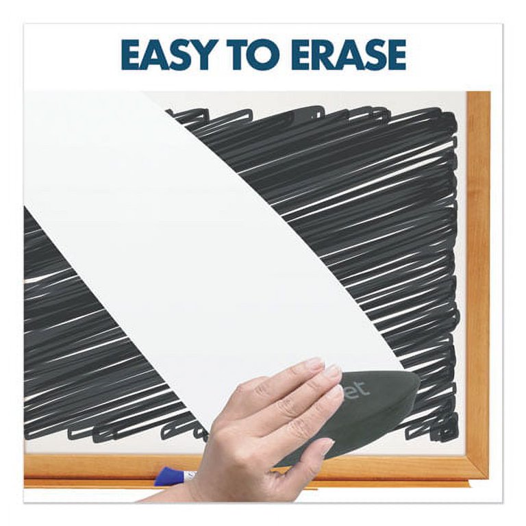 Bulletin/Dry-Erase Board, Melamine/Cork, 36 x 24, Brown/White Surface, Oak Finish Frame Bulletin/Dry-Erase Board, Melamine/Cork, 36 x 24, Brown/White Surface, Oak Finish Frame