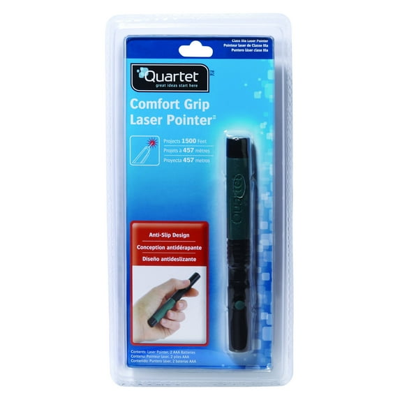 Quartet, QRTMP2703TQ, Classic Comfort Laser Pointer - Class 3a - For Large Venue, 1 Each, Green