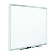 Quartet Classic DuraMax Porcelain Magnetic Whiteboard 96 x 48 8 x 4 Silver