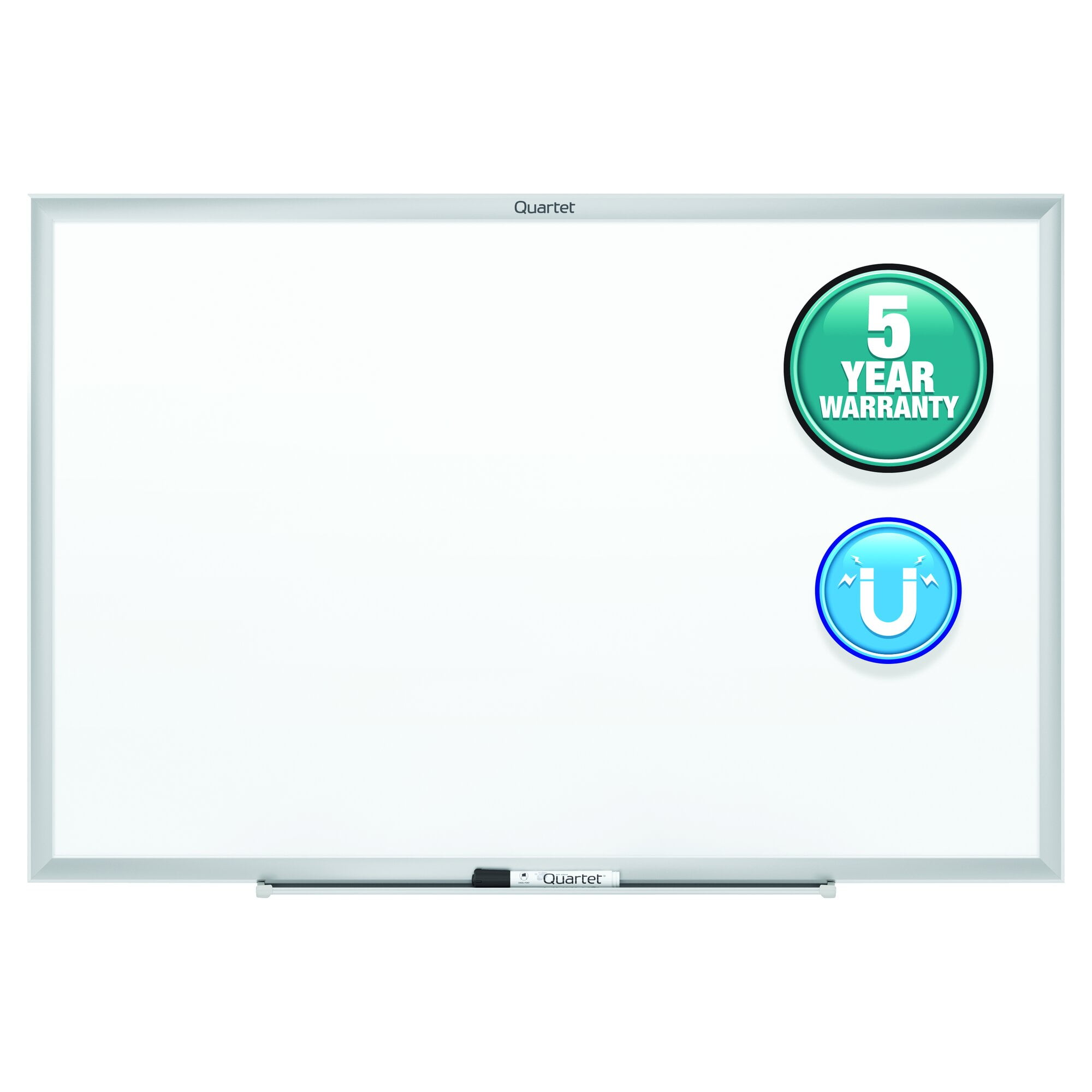 Flash Furniture 60-in W x 36-in H Magnetic Dry Erase Board in the Dry Erase  & Bulletin Boards department at