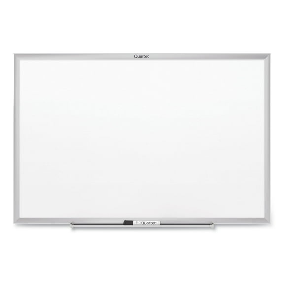Quartet Classic Series Nano-Clean Dry Erase Board, 48" x 36", White Surface, Satin Aluminum Frame