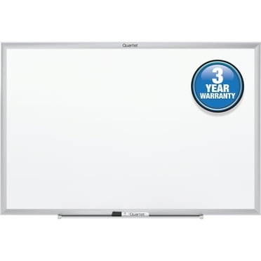Quartet Classic Total Erase Dry-Erase Board, 24" x 18" (2' x 1.5'), Silver Aluminum Frame