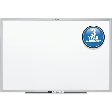 Quartet Classic Total Erase Dry-Erase Board, 24" x 18" (2' x 1.5'), Silver Aluminum Frame