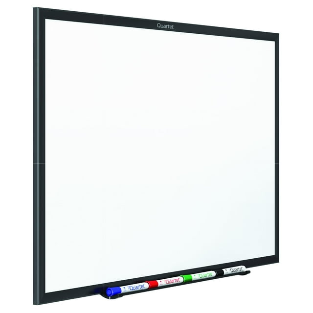 Quartet Classic Total Erase DryErase Board 36 x 24 3 x 2 Black Aluminum Frame