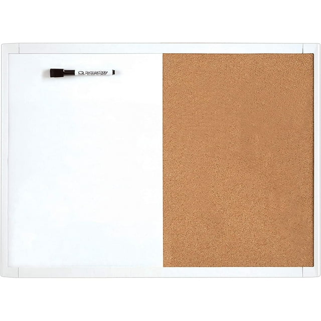 Quartet Combination Whiteboard & Corkboard 17" x 23", Color