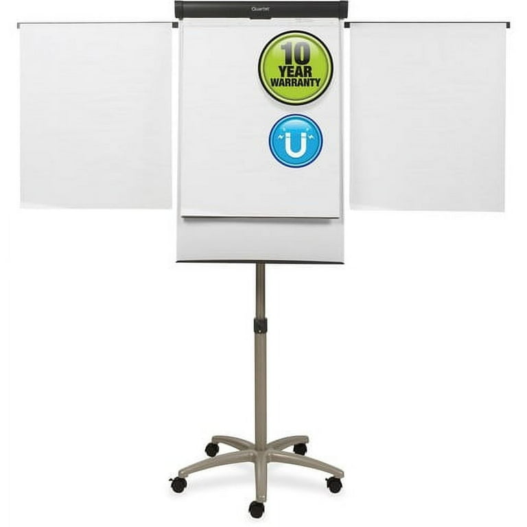 Quartet Compass Nano-Clean Magnetic Mobile Presentation Easel - 36 Quartet Compass Nano-Clean Magnetic Mobile Presentation Easel - 36