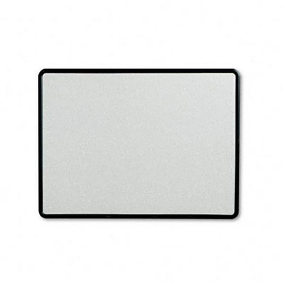 Quartet  Contour Granite-Finish Tack Board 48 x 36 Black Frame