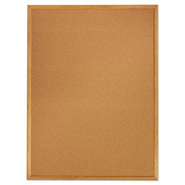 Quartet Cork Board, Bulletin Board, 3' x 2' Corkboard, Black Frame (2303B)
