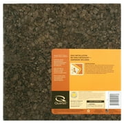 Quartet Dark Cork Board Tiles, 12" x 12", Frameless, 4 Pack (15050Q)
