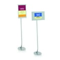 thumbnail image 1 of Quartet Designer Sign Stand, Silver Aluminum Frame, 11 X 17, 1 of 4
