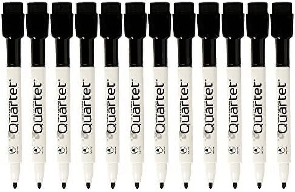 Quartet Dry Erase Markers, Whiteboard Markers, Fine Point, Mini, ReWritables, Black