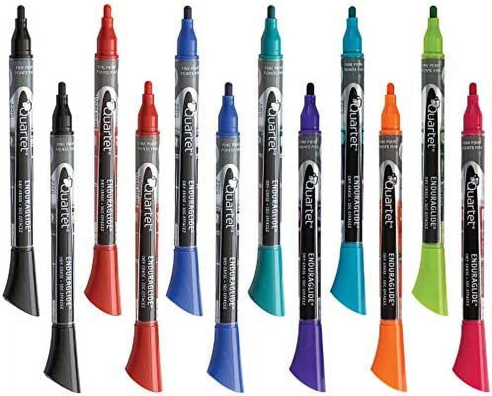 Quartet Dry Erase Markers, Whiteboard Markers, Fine Tip, EnduraGlide