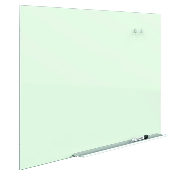Quartet Element Framed Magnetic Glass Dry-Erase Board 74 x 42 Aluminum Frame -