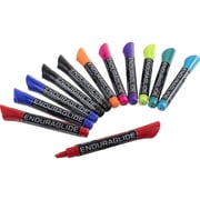 Quartet EnduraGlide Dry Erase Marker, Chisel Tip, Assorted Colors, 12/Set