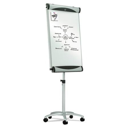 Quartet Euro Premium Mobile Magnetic Easel 27 x 41 White EU2000TE
