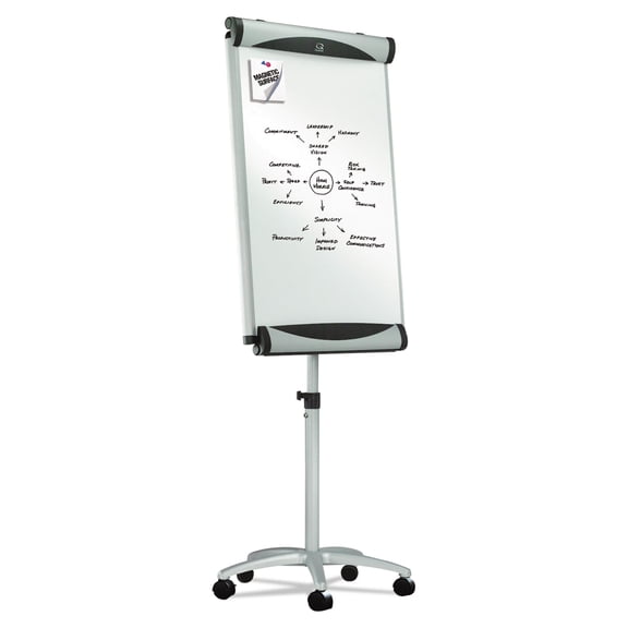 Quartet Dry Erase Board,Easel Mounted,41"x27" EU2000TE