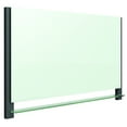 thumbnail image 1 of Quartet® Evoque™ Magnetic Unframed Glass Marker Whiteboard, 85" x 48", White/Black, 1 of 8