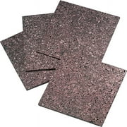 Quartet Frameless Modular Dark Cork Tiles - 12" Height x 12" Width - Brown Cork Surface - Self-stick, Self-healing - 4 / Pack | Bundle of 5 Packs
