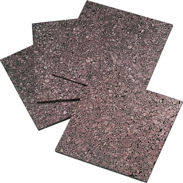 Quartet Frameless Modular Natural Cork Tiles - 12 Quartet Frameless Modular Natural Cork Tiles - 12