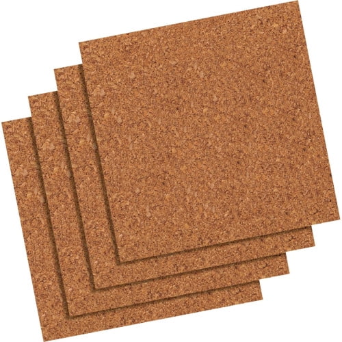 Quartet Frameless Modular Natural Cork Tiles (102Q)