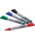 thumbnail image 1 of Quartet Glass Board Dry Erase Markers, Premium, Bullet Tip, Assorted Colors, 4 Pack (79552), 1 of 5