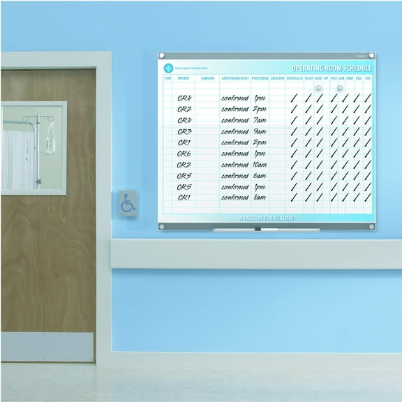 Quartet Infinity Customizable Magnetic Glass Dry-Erase Board, 24" x 36" (2' x 3')