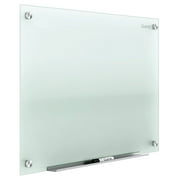 Quartet® Infinity Glass Marker Board, 24" x 18", Frost Surface G2418F