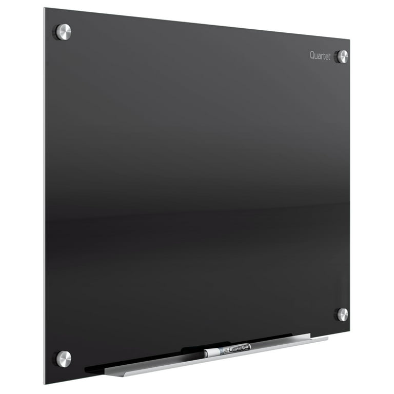 Quartet G7248B Infinity Black Glass Magnetic Marker Board, 72 x 48