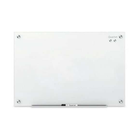 Quartet Infinity Glass Marker Board, 24 x 18, White Surface, Each
