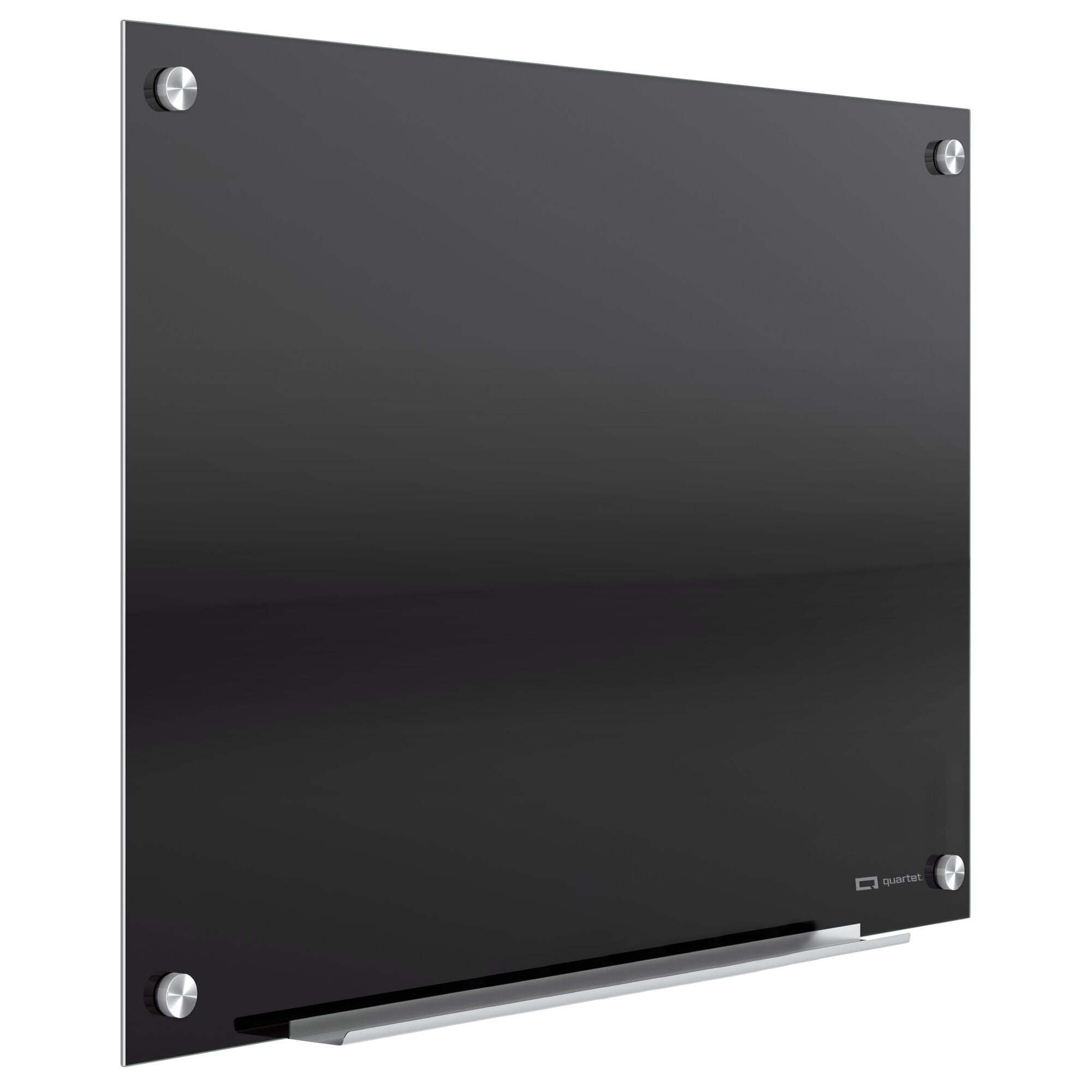Quartet Infinity 96x48 Size Magnetic Dry-Erase Glass Board, Black
