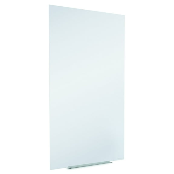 Quartet InvisaMount Magnetic Glass Dry-Erase Board 28 x 50 Vertical White