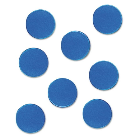 Quartet Magnetic Characters, Magnetic, Blue, 3/4"dia 20/Set